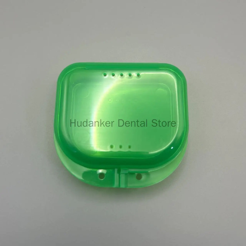 50 Pieces Denture Storage Cases Orthodontic Retainer Partial Denture Boxes
