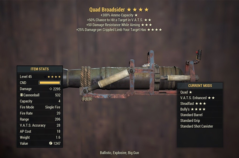 (Xbox) Quad 4 Star Broadsider
