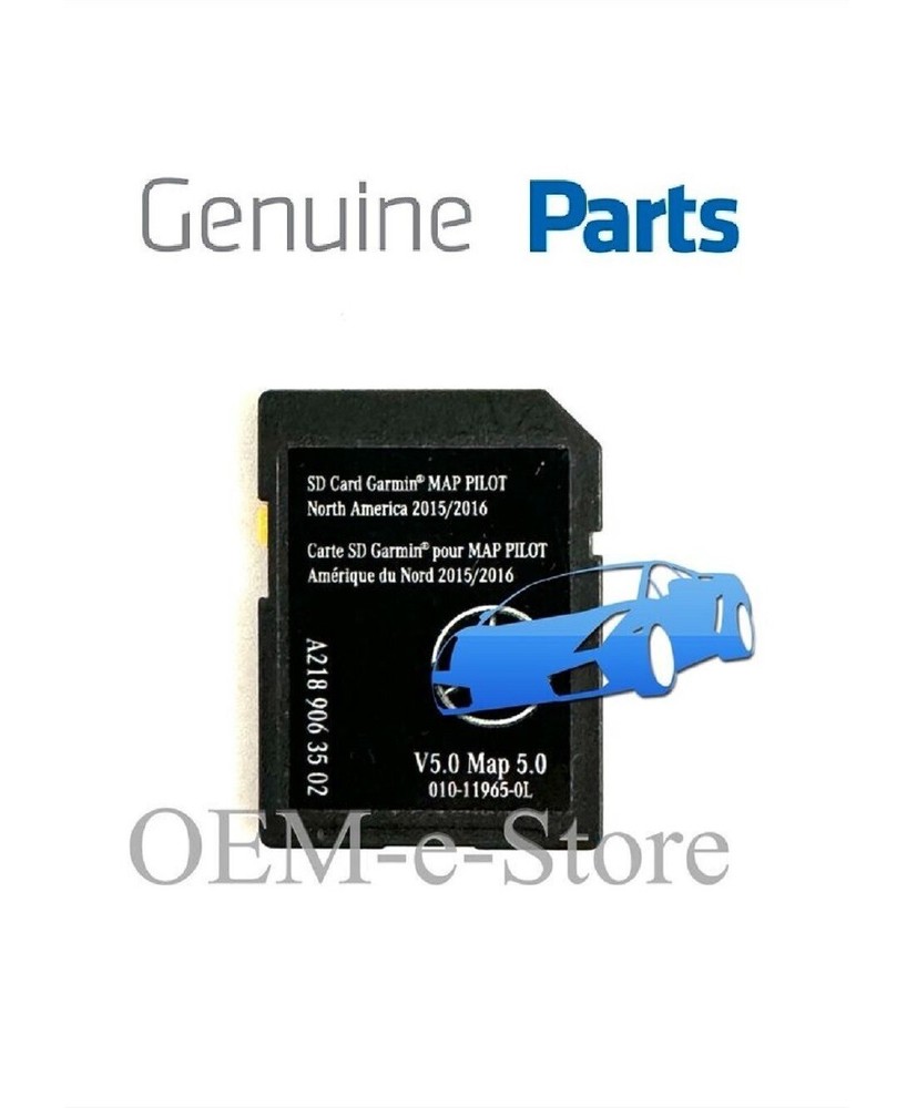 2015-2016 Mercedes E250 E350 E400 E63 Navigation Garmin SD Card U.S Map Genuine