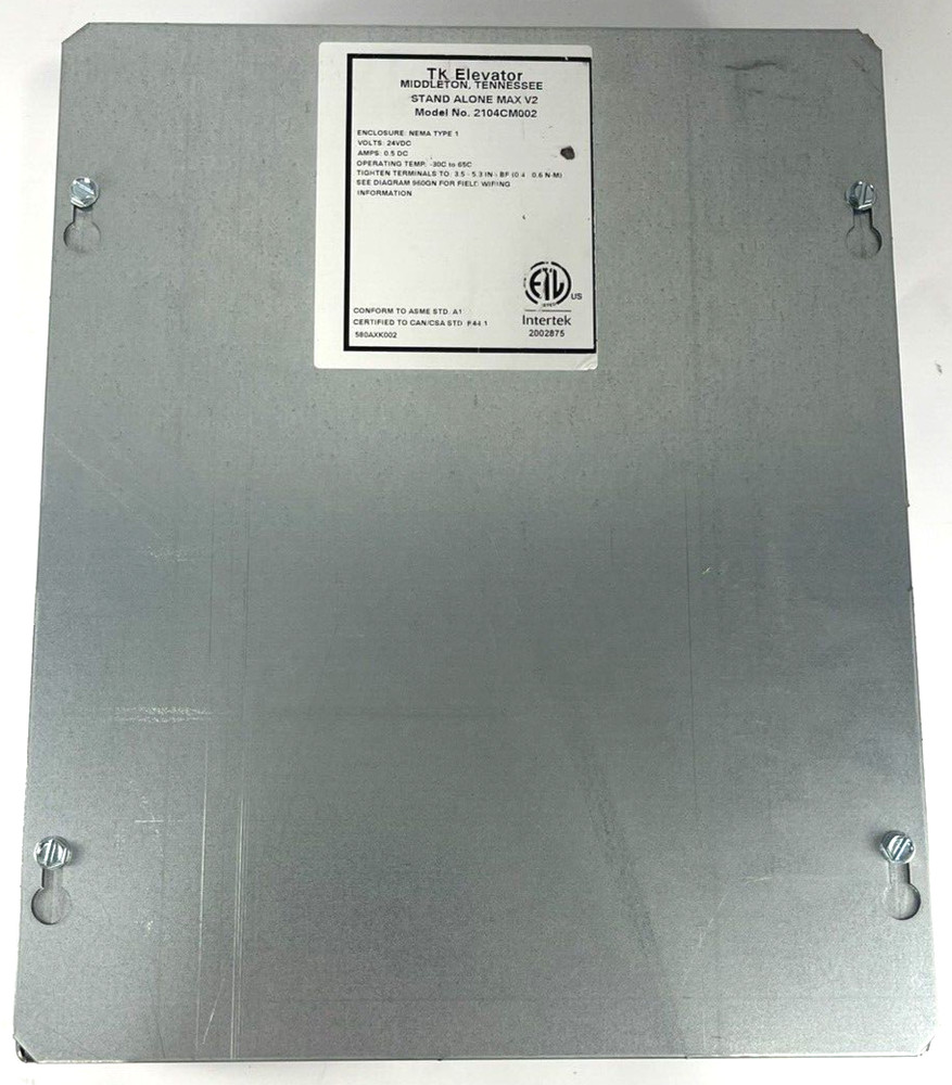 Thyssenkrupp Elevator - 2104CM002 - Max V2 Stand Alone Install Kit