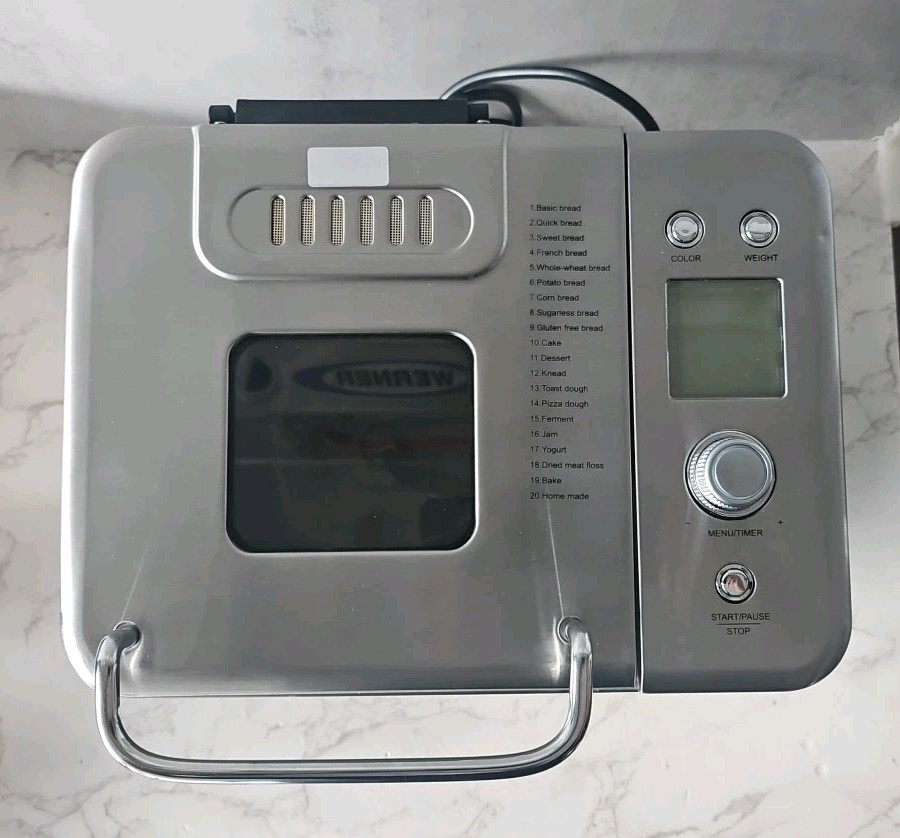 Neretva Bread Maker Machine 2LB Automatic Breadmaker PE8866SU Stainless Steel