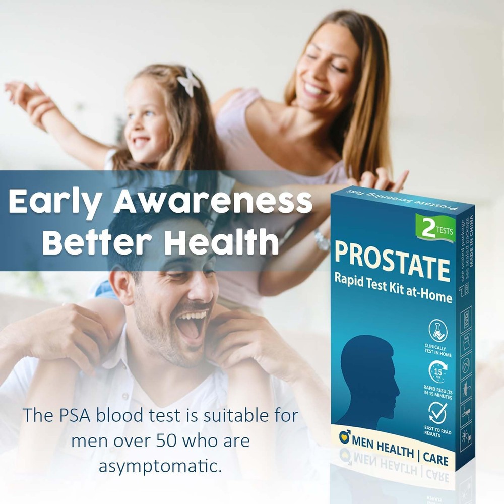 PSA Rapid Test Kit at-Home for Men Self-Test [2 Tests]