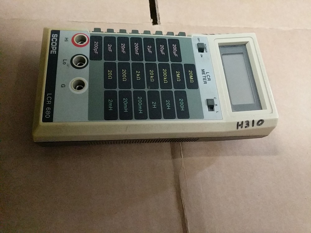 SCOPE LCR Meter MODEL LCR 680 31/2 DIGITS, BASIC ACCURACY 1.0%