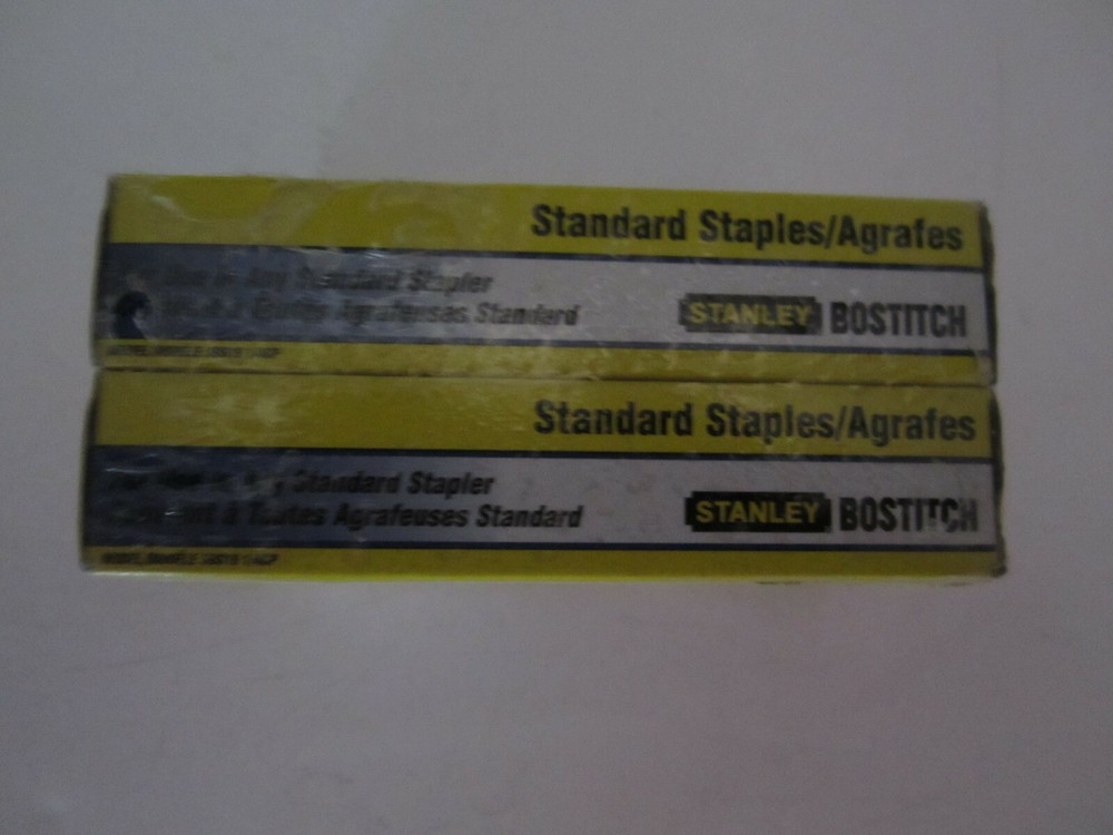Stanley Bostich SBS19 1/4CP 5000 Pack Chisel Point Standard Staples 2 Packs