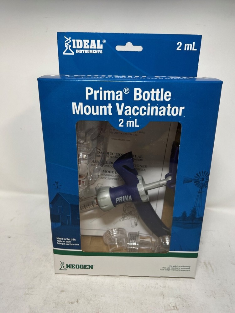 Prima-Tech 206558 Bottle Mount Vaccinator, Blue
