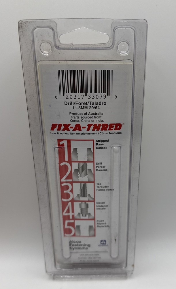 Fix-A-Thred 7/16”-14 UNC #33079 Thread Repair Kit