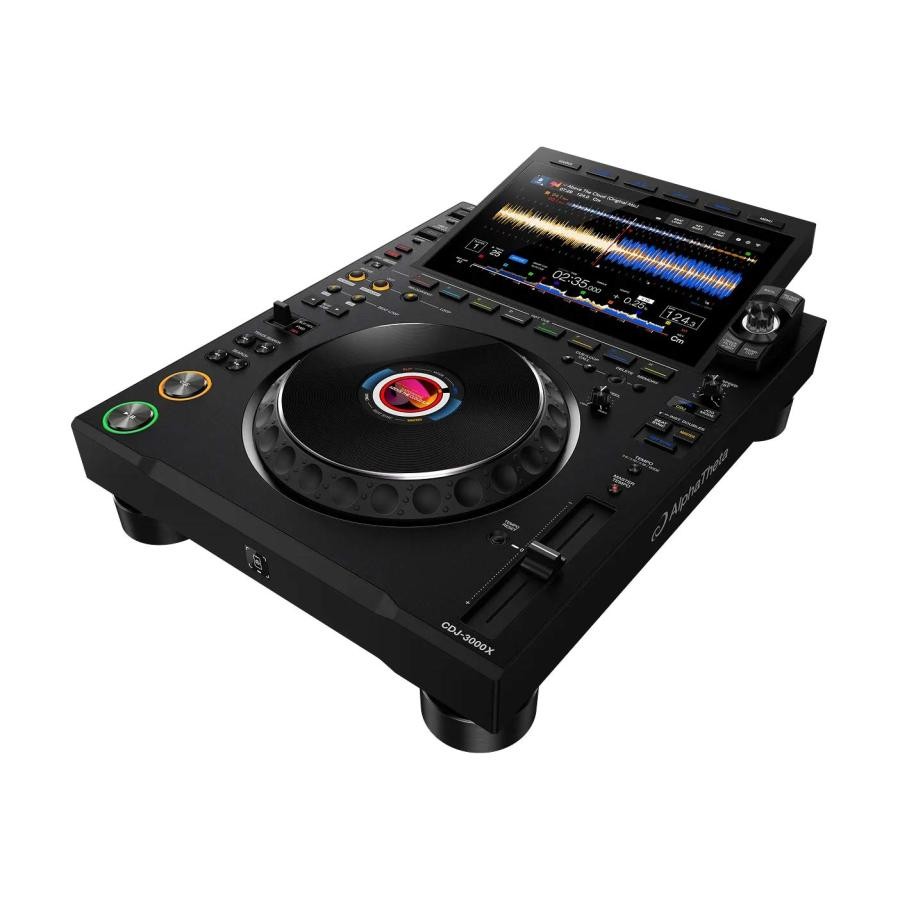 AlphaTheta CDJ-3000X High-Resolution Professional DJ Player (Black) Type-c