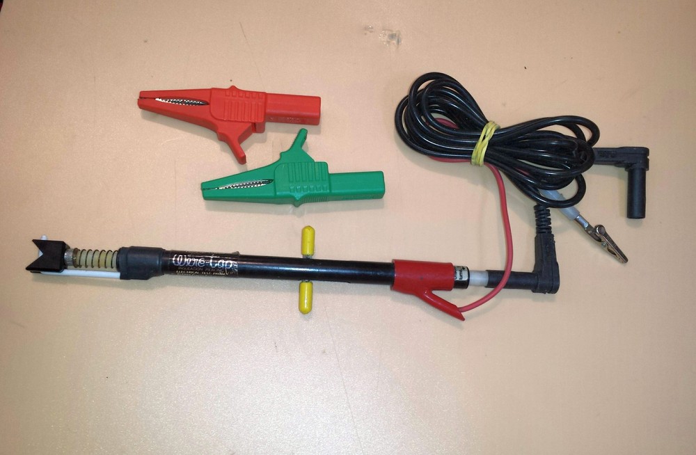 Snap On Alligator Clip + Precise Instruments Wire Tap Insulation Piercing probe