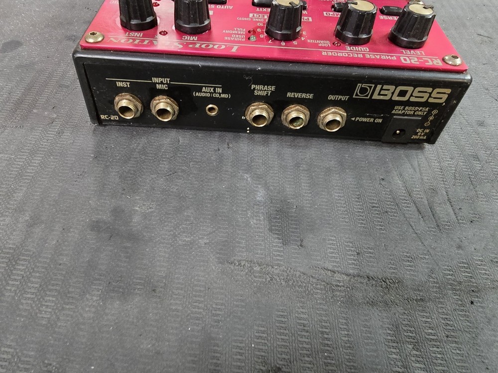 Boss RC-20 Loop Station Phrase Recorder Sampler Guitar Effect Pedal