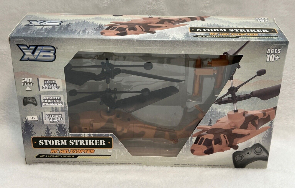 Storm Striker Remote Control Helicopter With Infrared Sensor