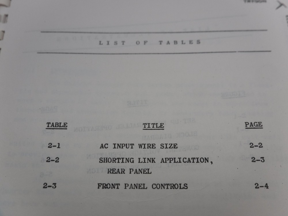 System Donner HH32-1.5 OV Manual