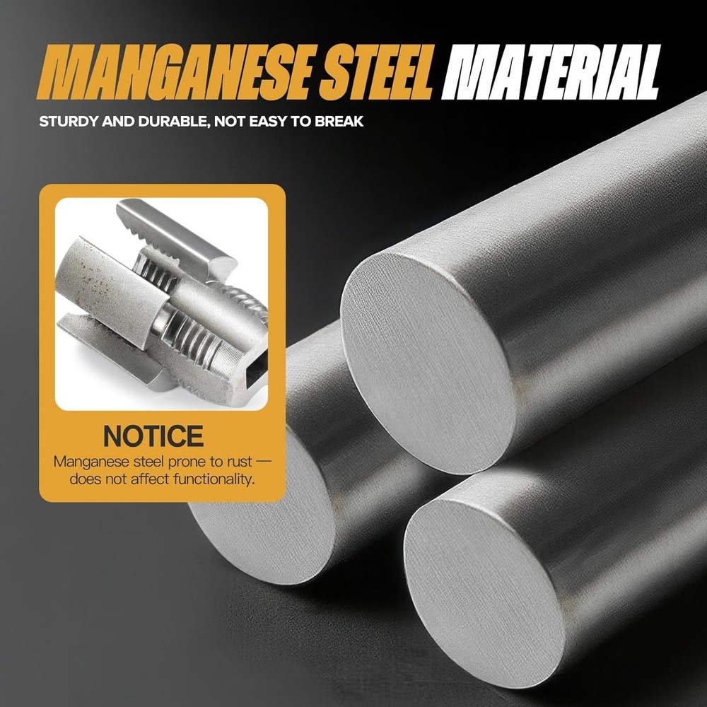 Dual-Function Pipe Threading Kit for Electric Drills