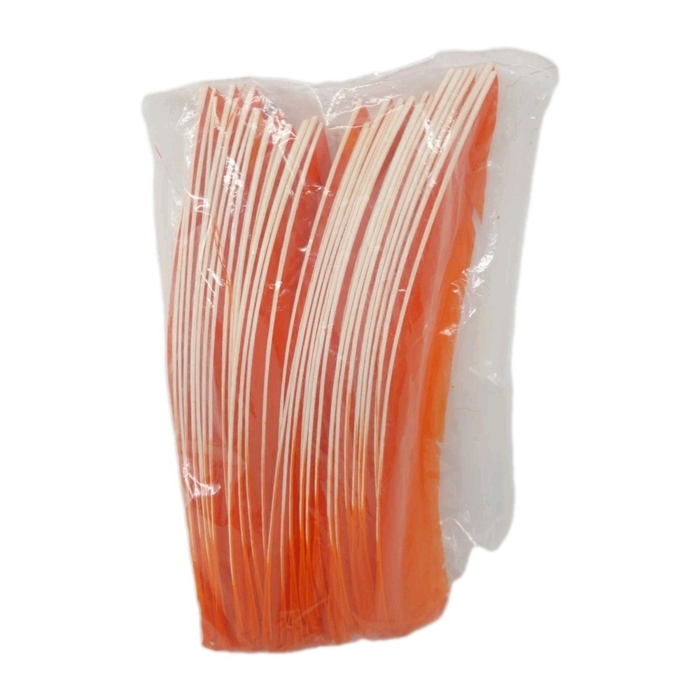 35 Count Gateway Feathers FULL LENGTH Right Wing: Fluorescent Flo Orange