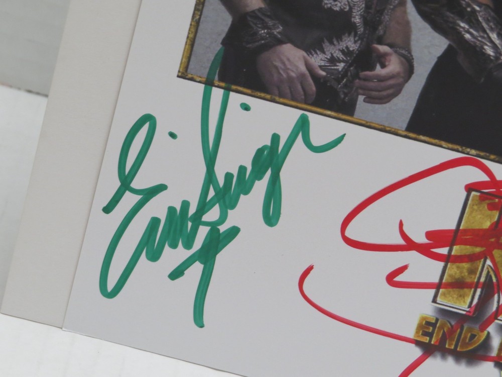 KISS END OF THE ROAD SIGNED AUTOGRAPHED 8 X 10 - SINGER THAYER SIMMONS STANLEY