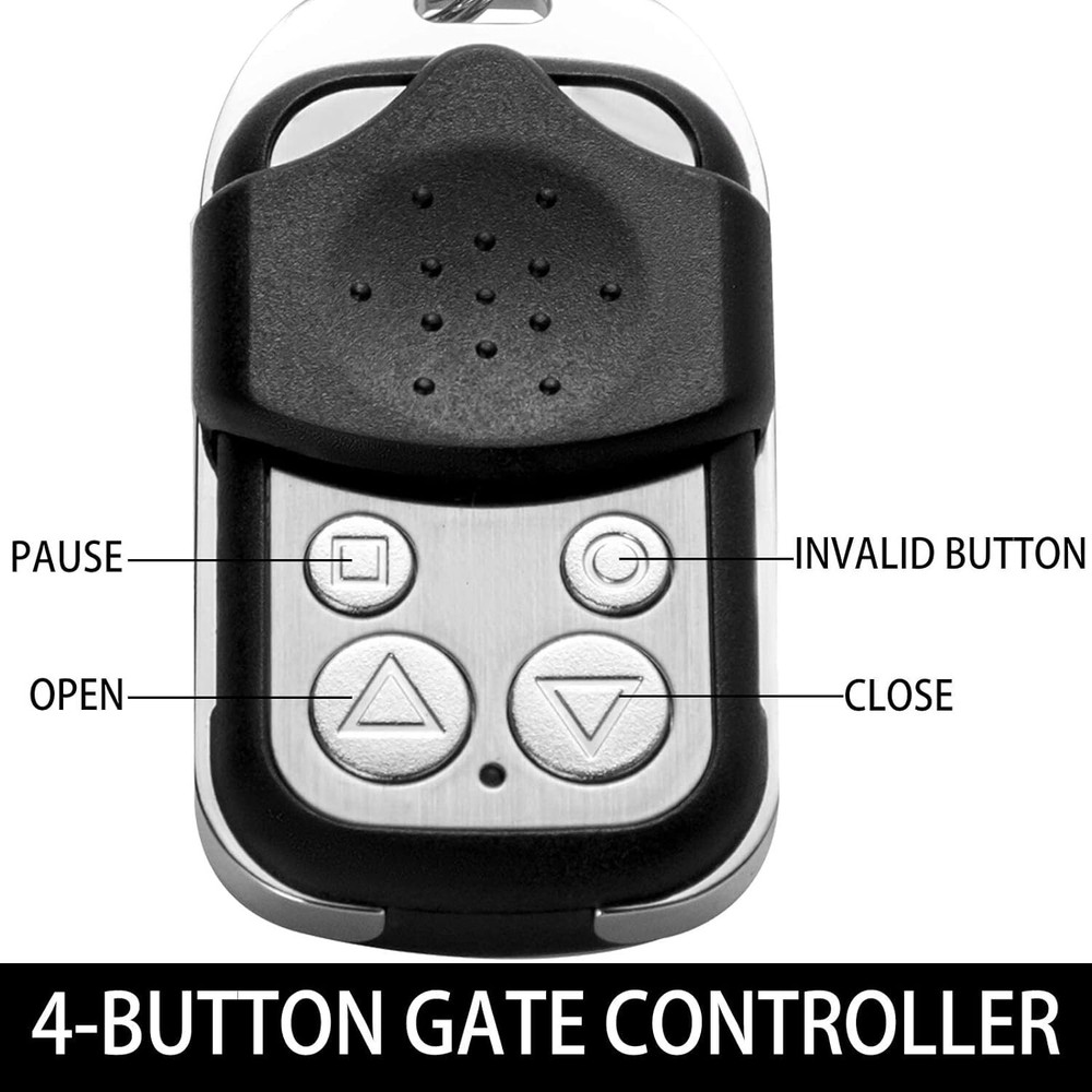 2pcs Automatic Sliding Gate Wireless Electric Remote Control Kit Key Fob Opener