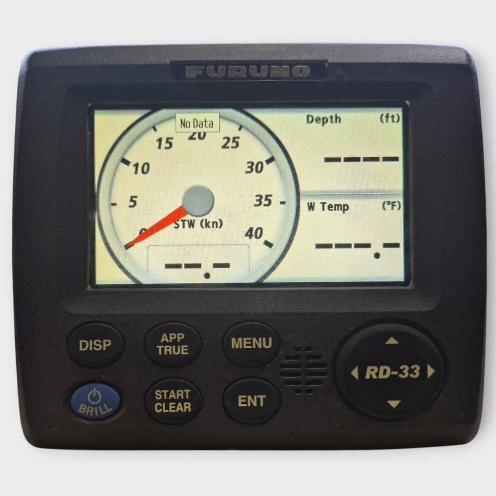 Furuno RD-33 NMEA 2000 Data Organizer Display w/ 2m N2k Drop Cable-Fully Tested