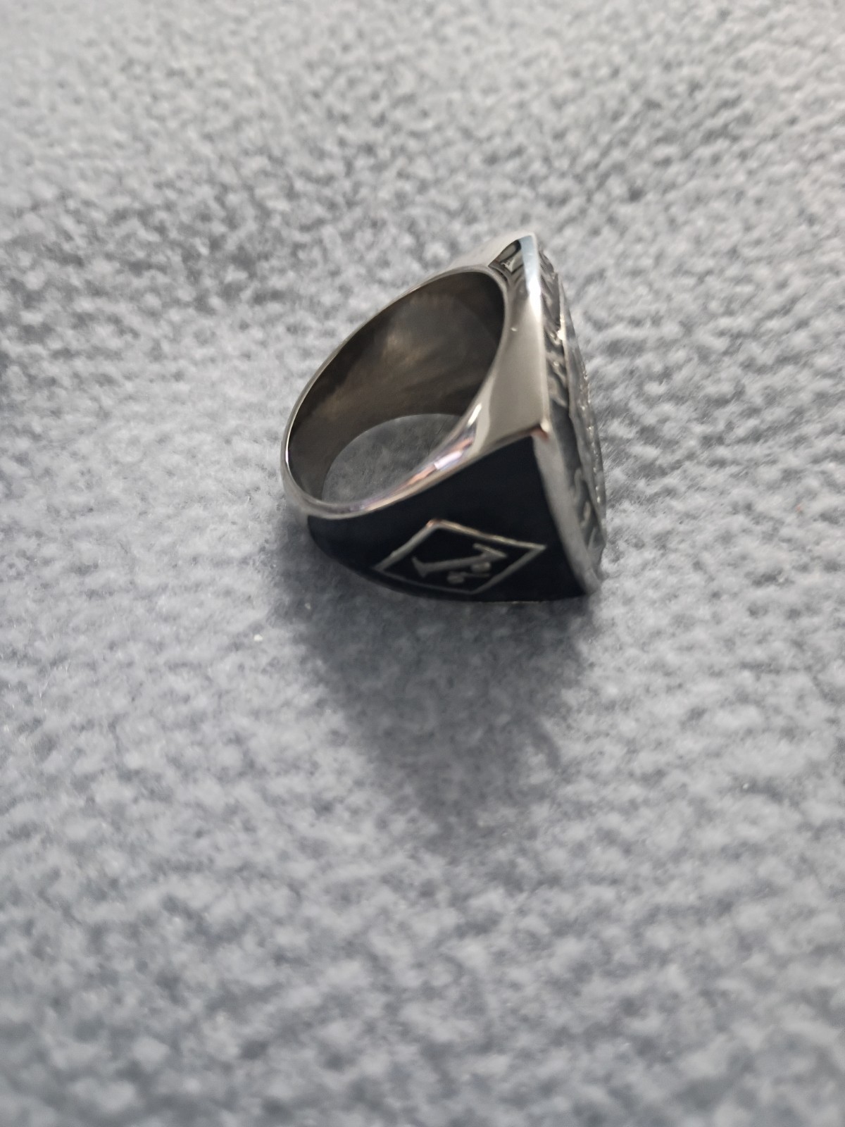 Pagan's M C Stainless Steel Ring Size 12