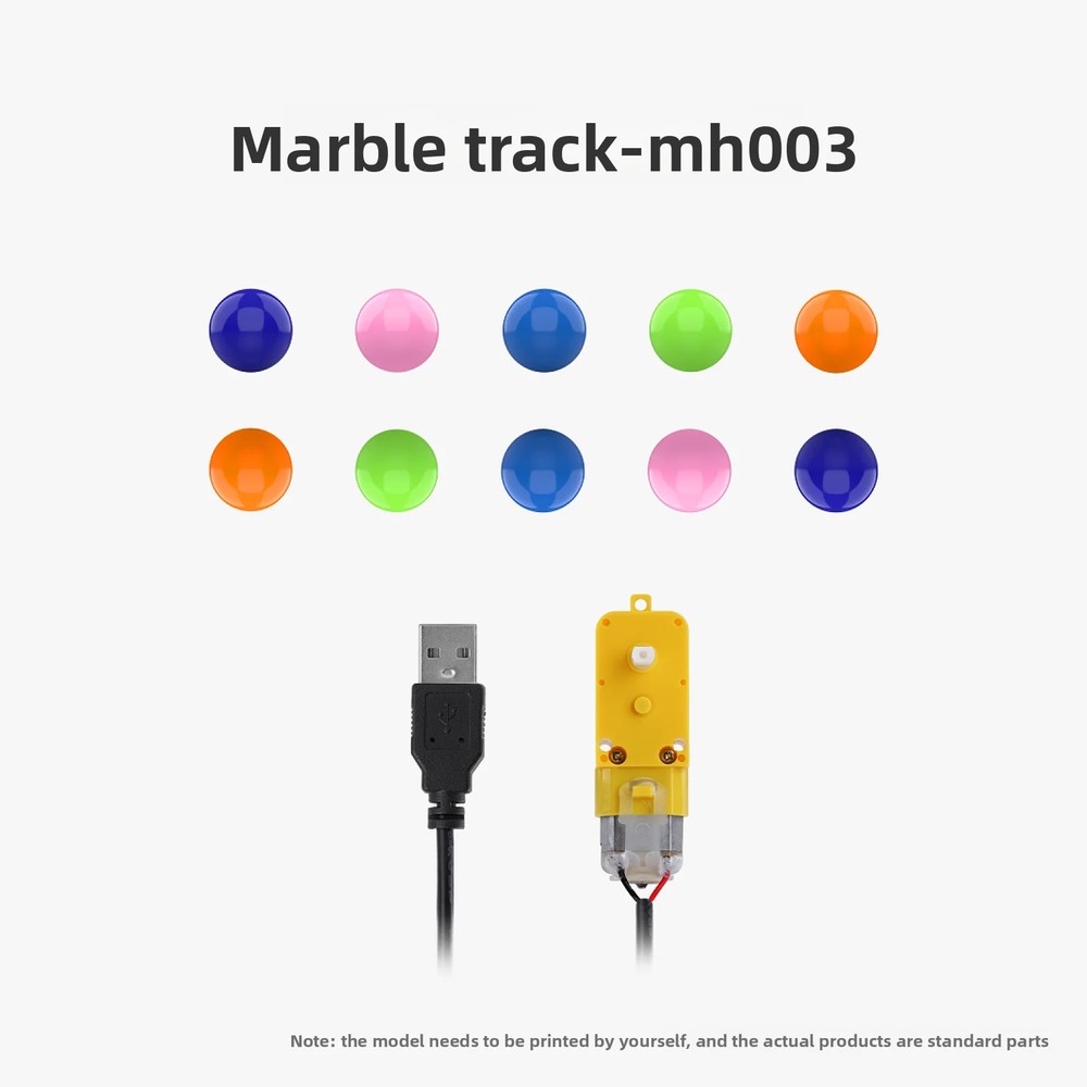 Bambu Lab Marble Track MH003 Maker Treasure House Creative Model Component