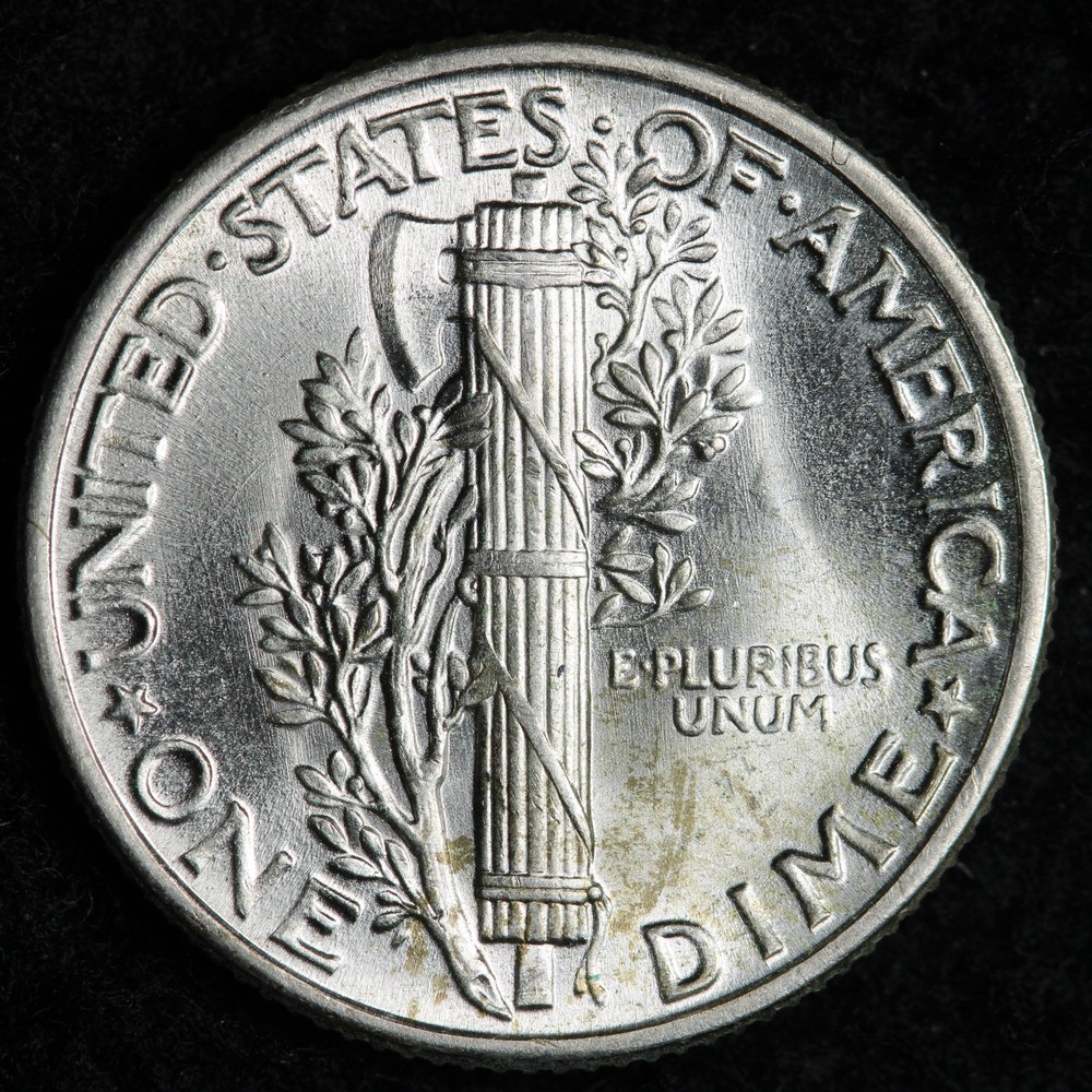 1941 Mercury Silver Dime BU *UNCIRCULATED* MS E214 ATCH