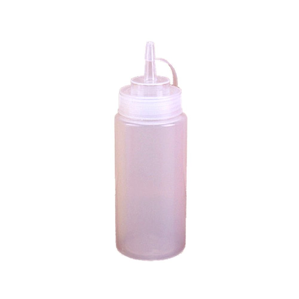 3 Pack Plastic Condiment Squeeze Bottles with Tip Caps, 32oz Large Squeeze Bo...