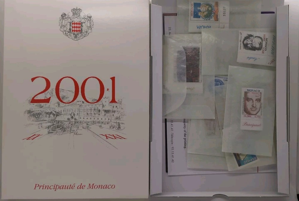2001 Monaco Stamp Set MNH/OG