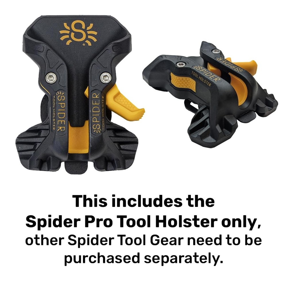 Spider Pro Tool Holster - Upgraded, Self Locking, Quick Draw Universal Tool...