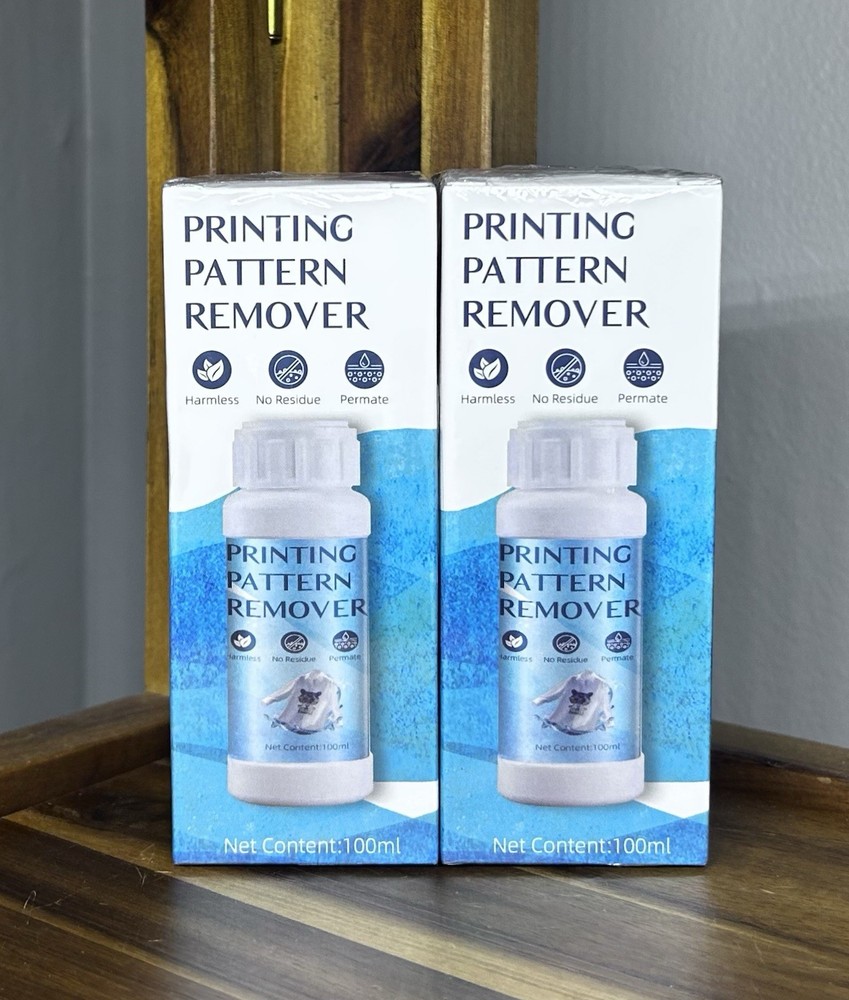 2 Heat Transfer Vinyl Letter Remover Screen Printing Pattern Dissolving Solution