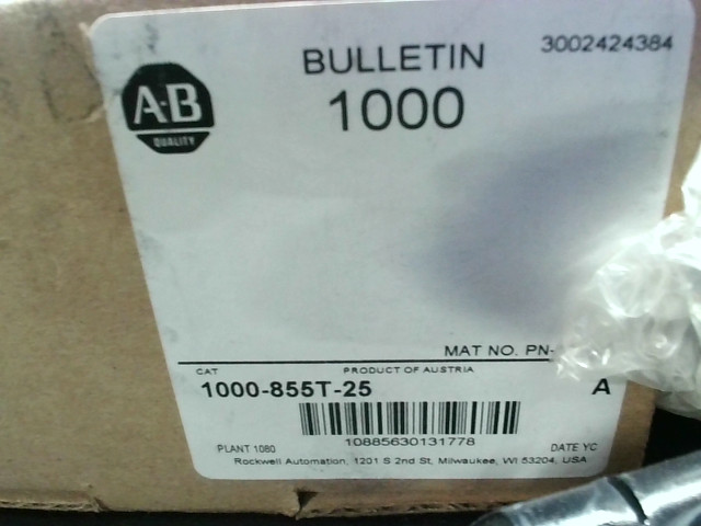 Allen Bradley 1000-855T-25 Stack Light Ser.A 3 LED Stack Vertic - New In Box