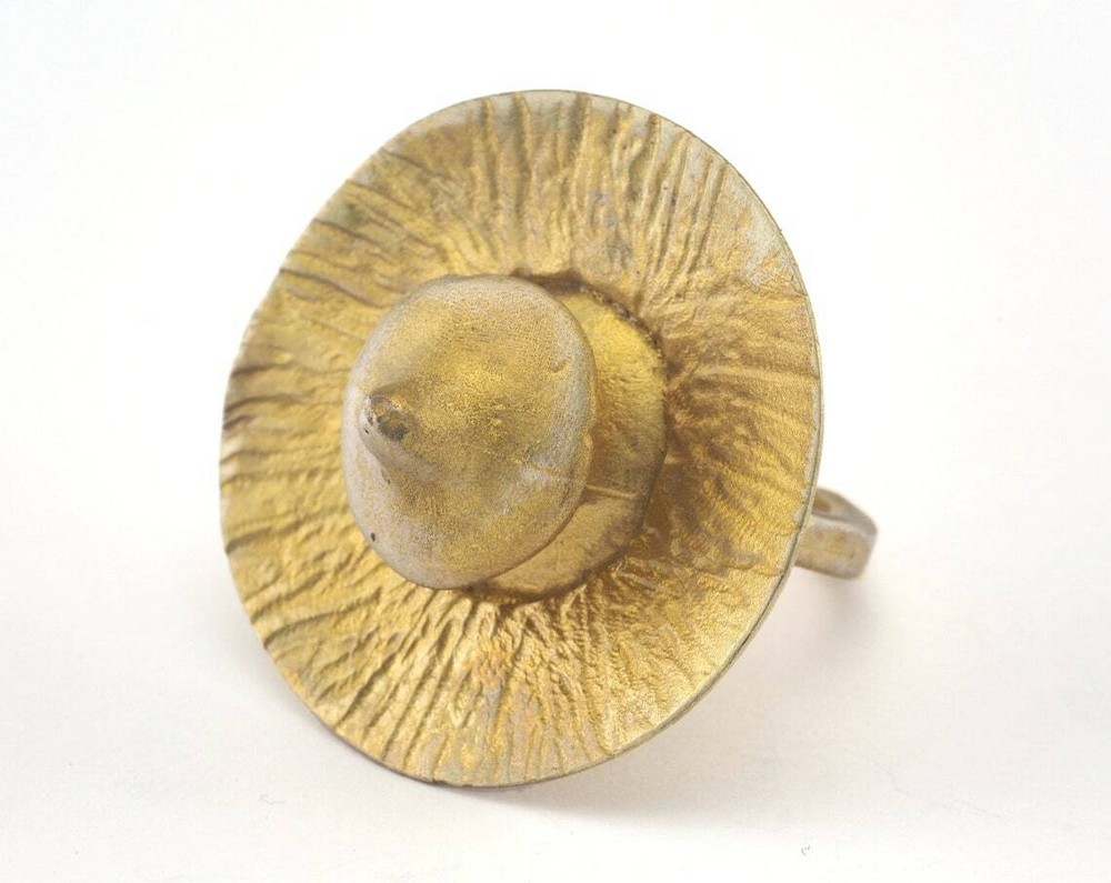 Adjustable Ring Raw brass (18mm 7.5US inner size) 2844