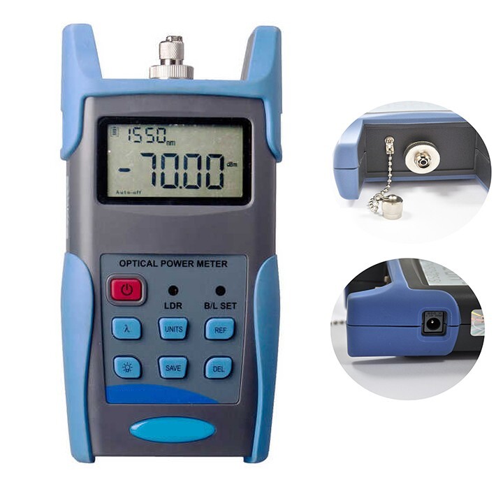 Fiber Optic Power Meter OPM Automatic Wavelength Identification Switching