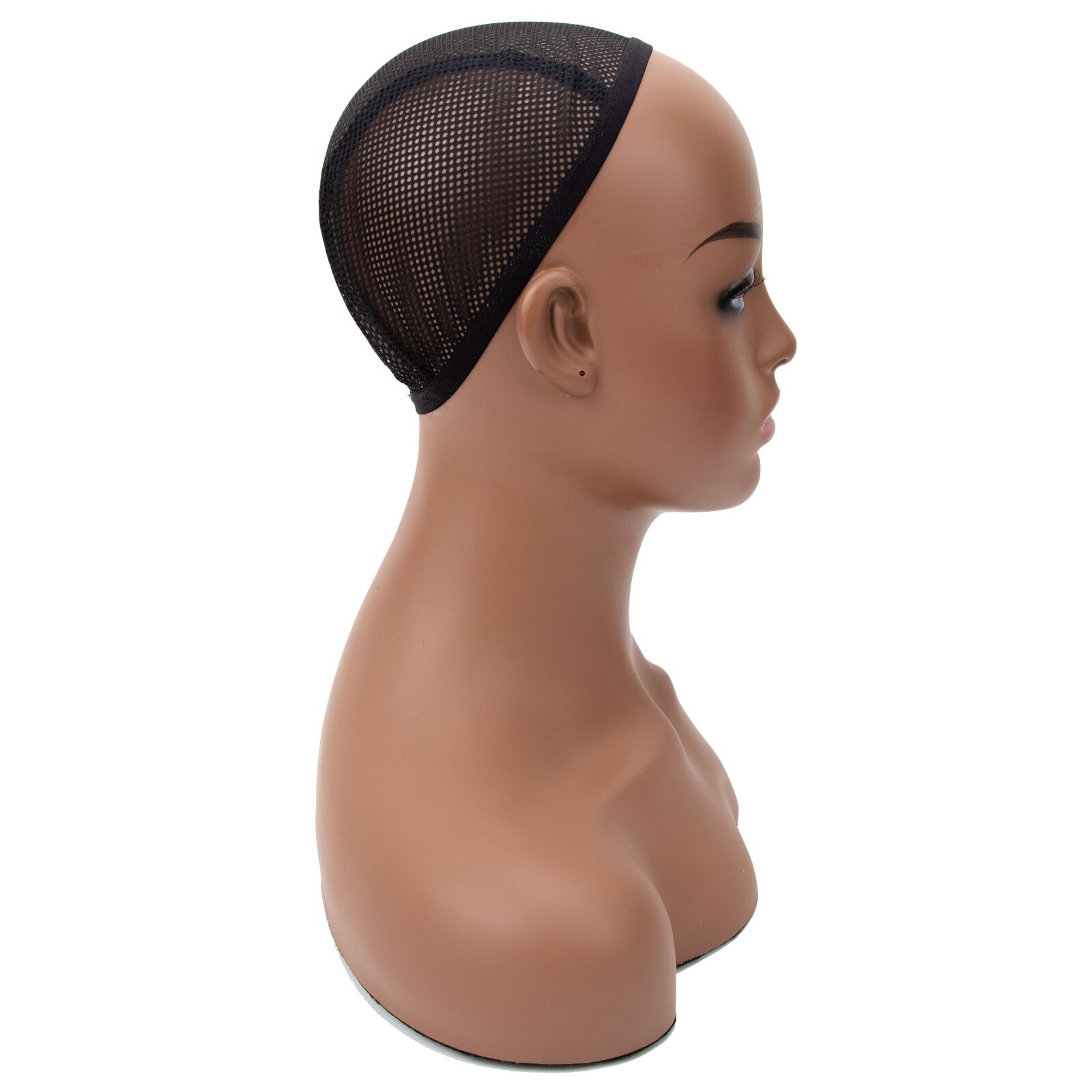 16" Realistic Mannequin Wig Head Manikin shoulder Bust Stand Display Hair 487-S