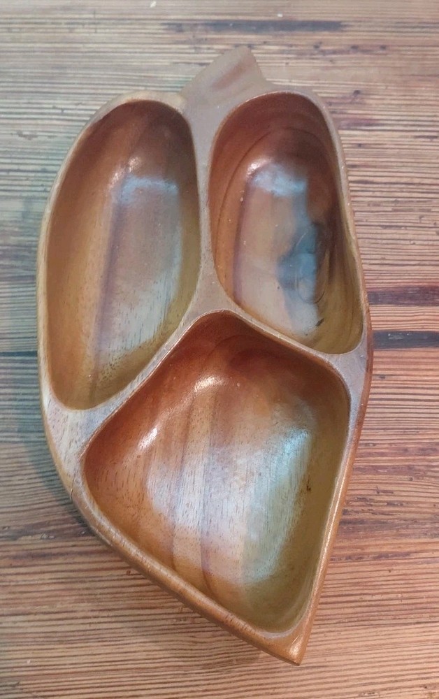 Wood Acorn Nut Server