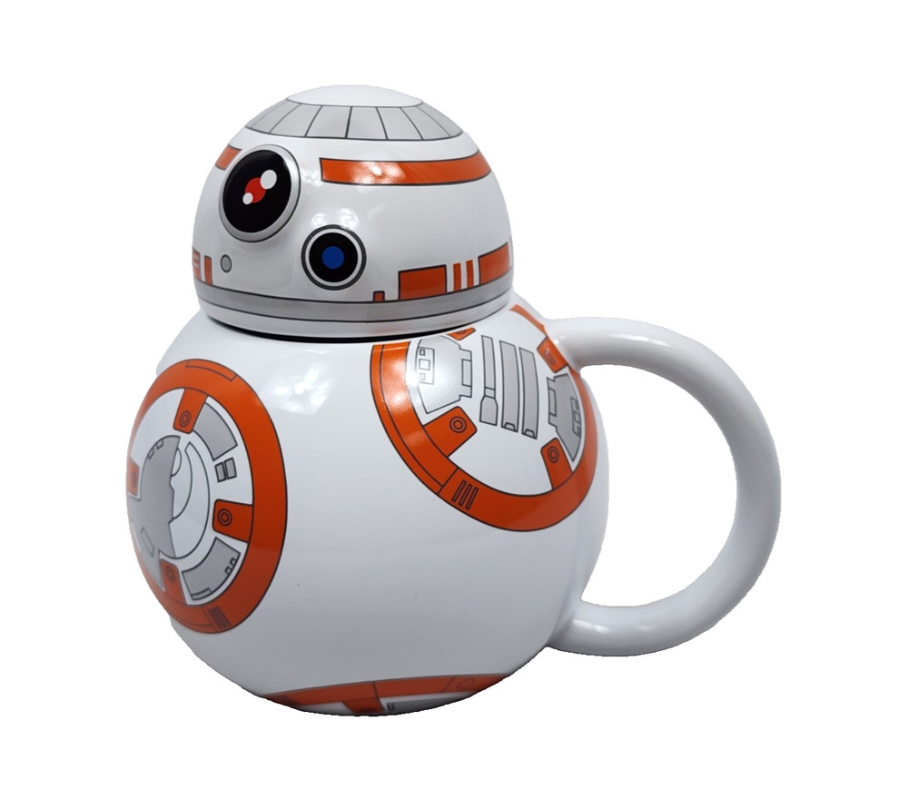 Disney Star Wars BB-8 Mug With Lid 24oz Ceramic