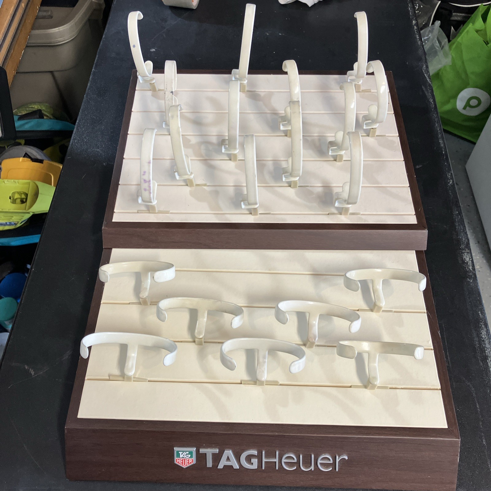 Tag Heuer Watch Display 14” X 25” Comes with 20 Collars