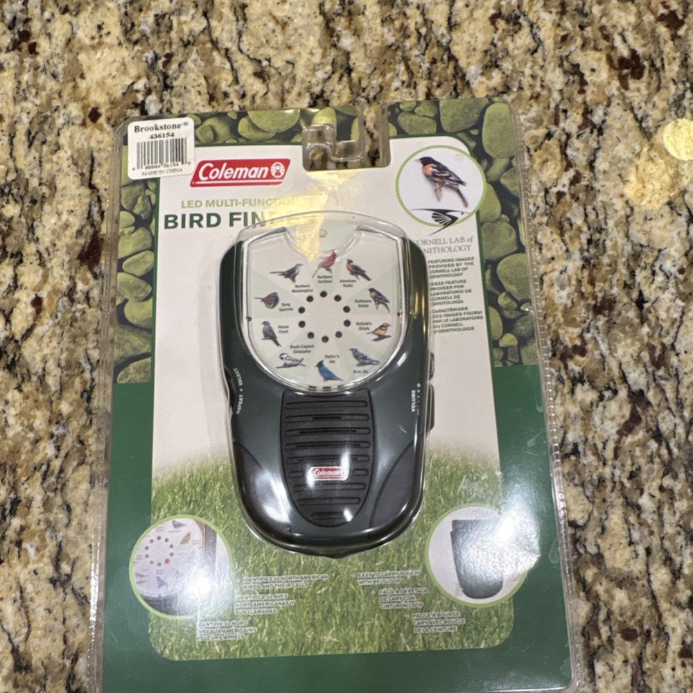 Coleman Bird Finder LED Multi-Function Portable Green Black with Case