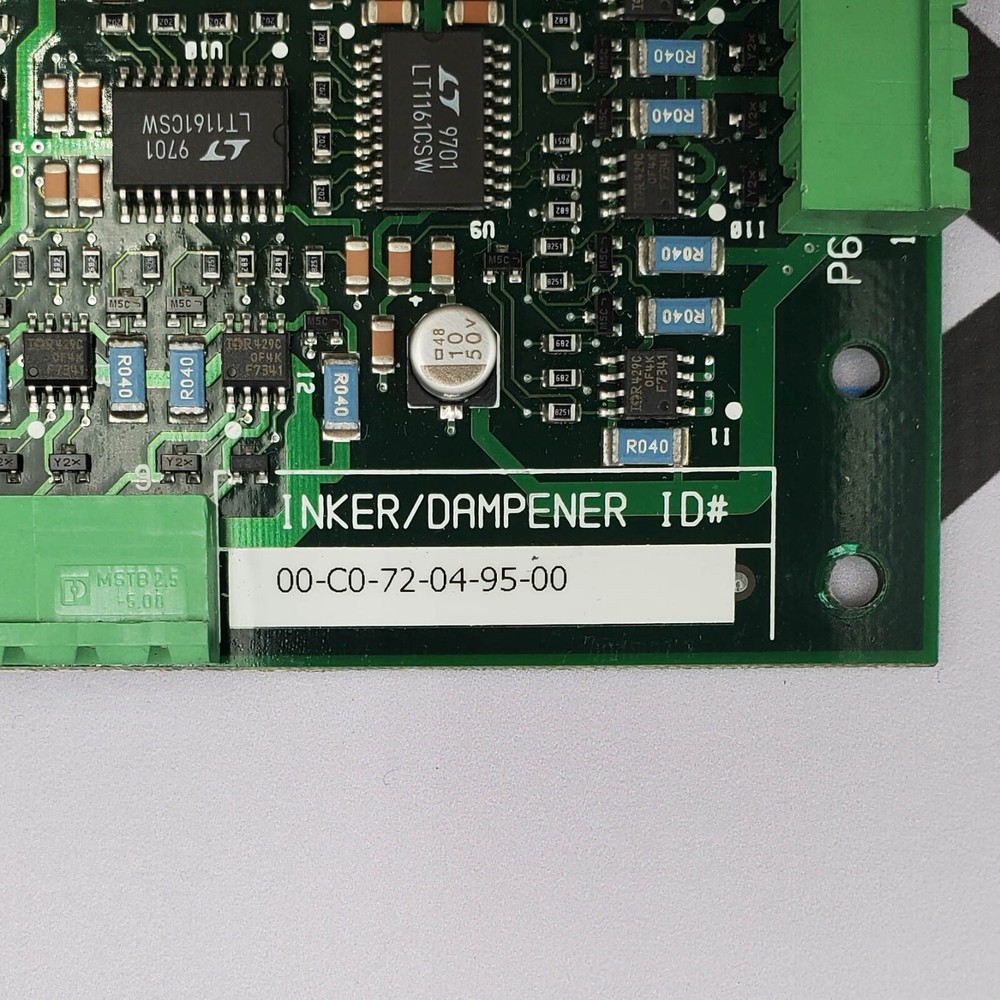 Goss E81714 Lon Couple Controller Inker/Dampener Board *READ*
