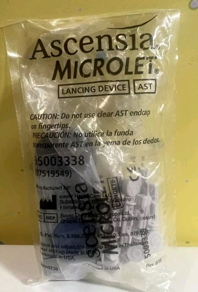 Ascensia Microlet Adjustable Lancing Device Rare to find
