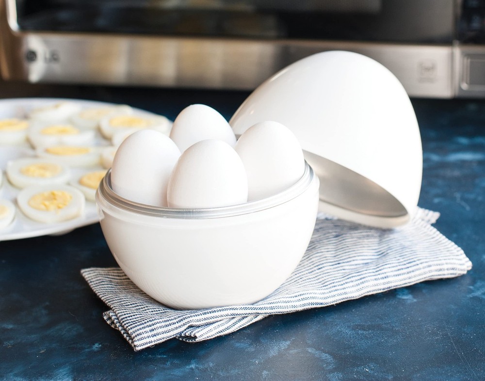 Nordic Ware Microwave Egg Boiler 4 Capacity, White