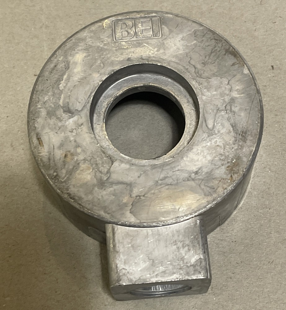 HOUSING BLOCK ONLY for BEI Sensors Optical Incremental Encoder Silver 01070-156