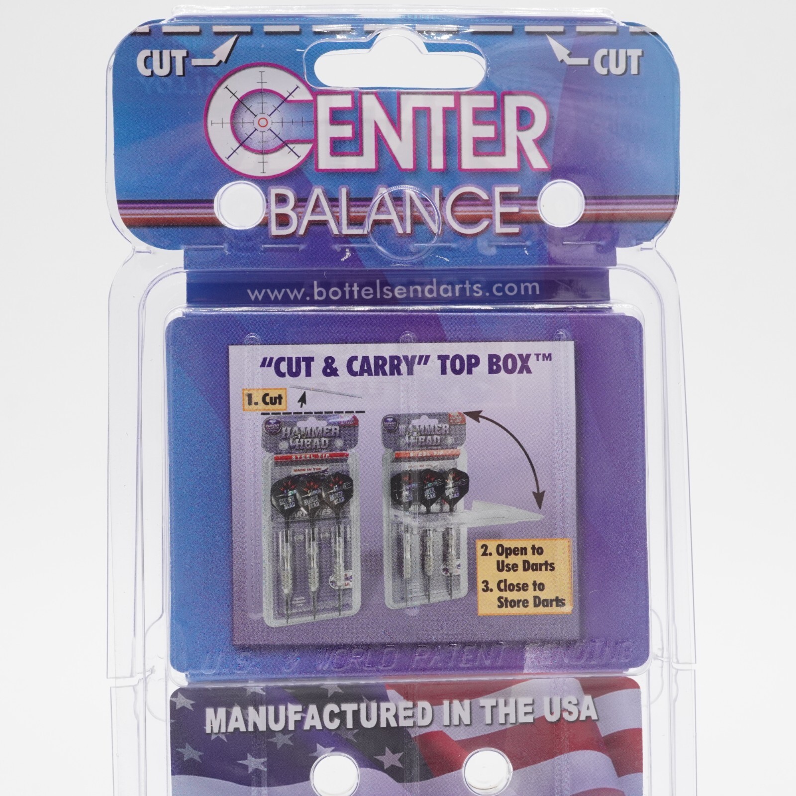 Bottelsen Center Balance Super Alloy Soft Tip Darts 16 Grams Black/Red/Silver