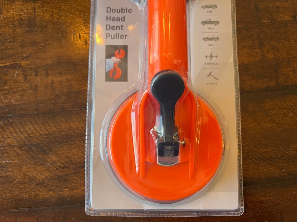 DENT PULLER Double ZERO TO SIXTY Auto Repair Strong Suction Cups Grip Handle NEW