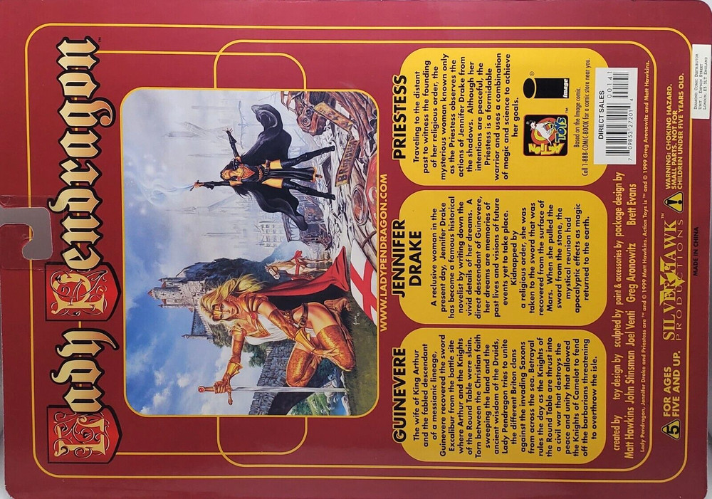 Lady Pendragon Priestess, Regular Edition, 6 1/2" Poseable Action Mint