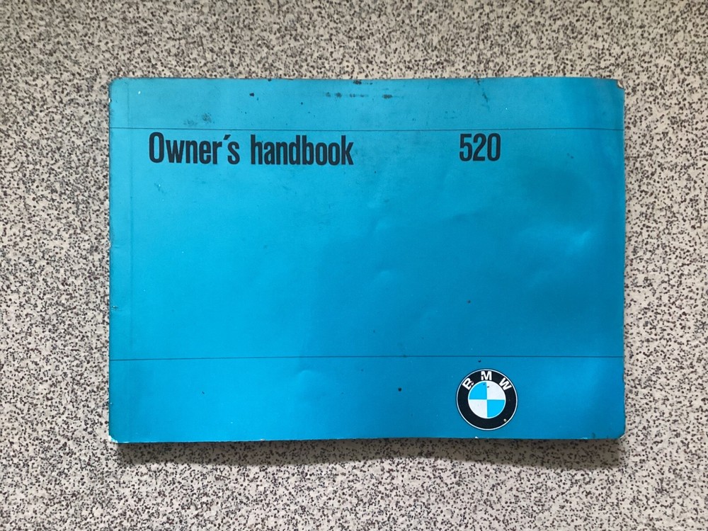 bmw 520 handbook