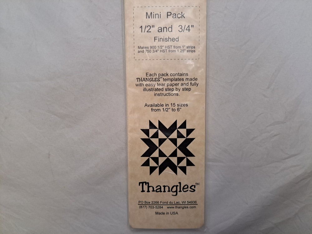 Thangles - Mini Pack (1/2" and 3/4") Finished