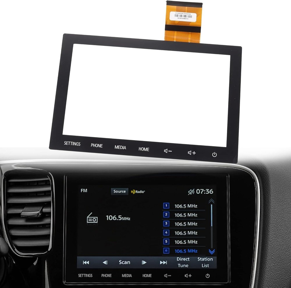 Dasbecan 8“ Touch Screen without LCD Compatible with 2020 2021 Without