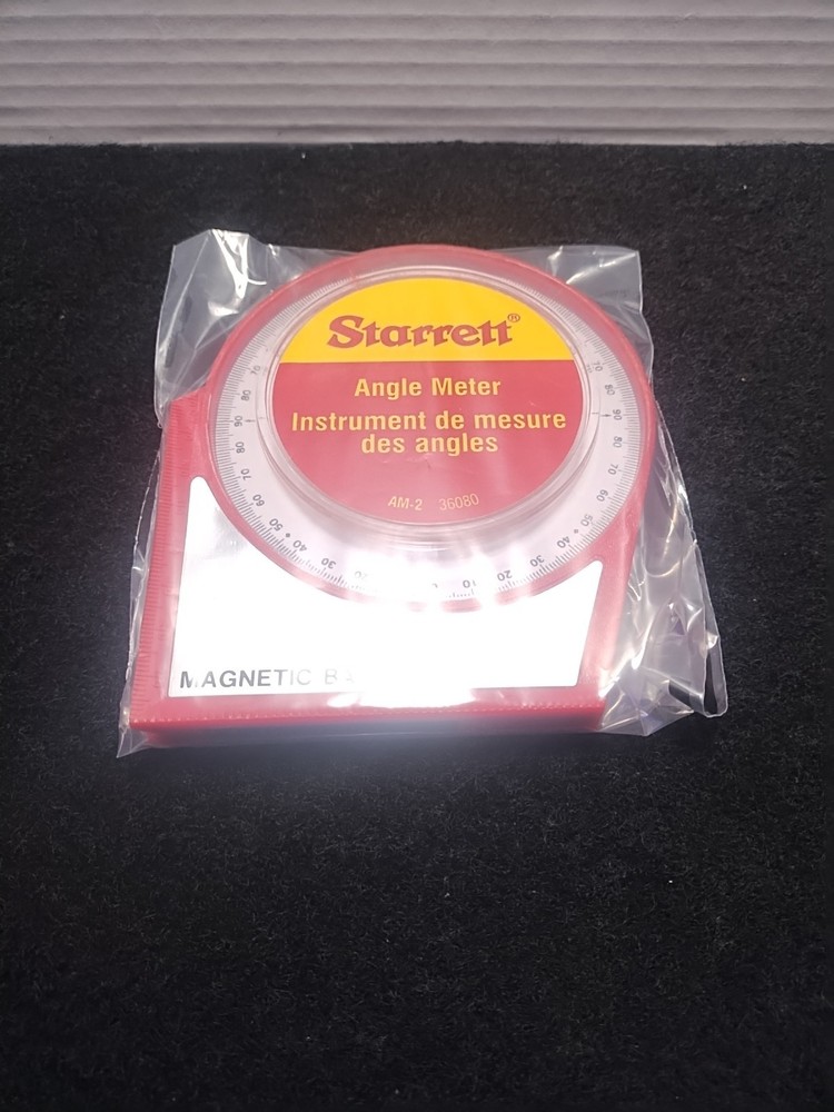 STARRETT ANGLE METER MAGNETIC BASE