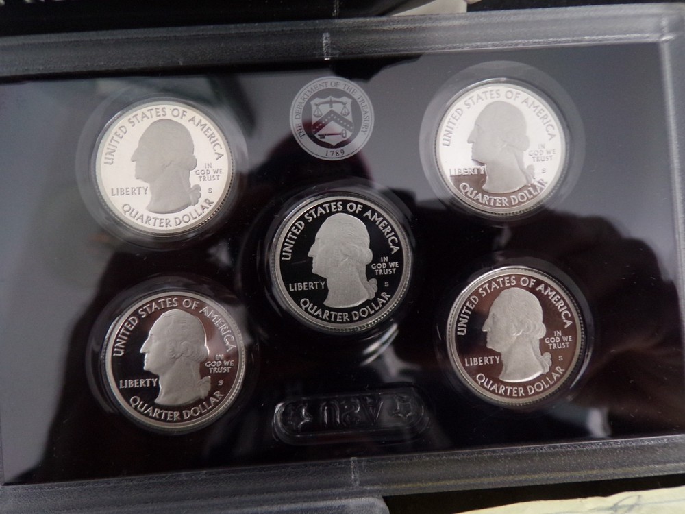 2012 s Silver Proof Set. Penny has nice Red Tint,