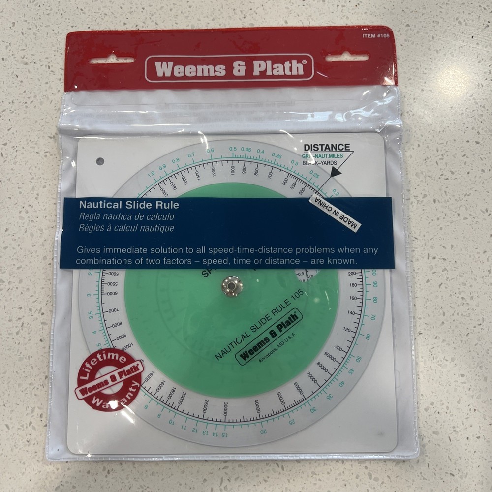 Weems & Plath Item # 105 - Nautical Slide Rule