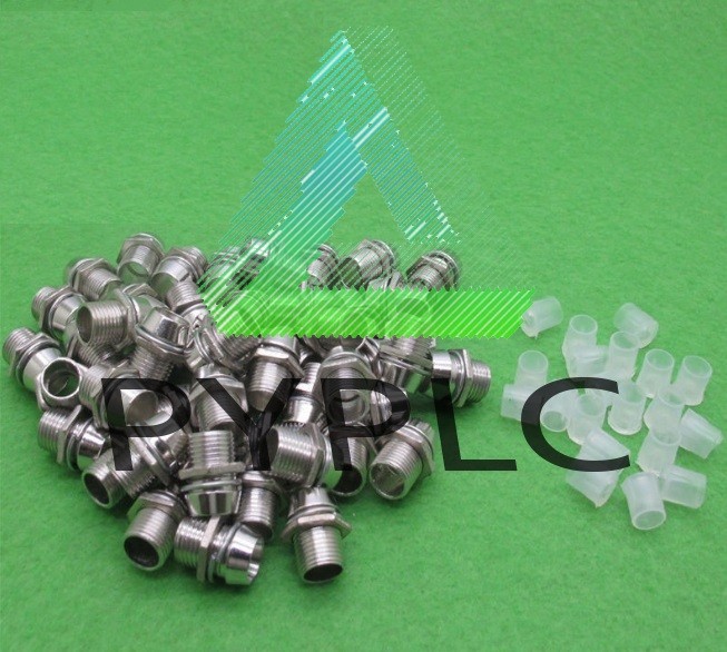 20PCS 3mm Clip Chrome Metal Bezel LED Holders Mounts M
