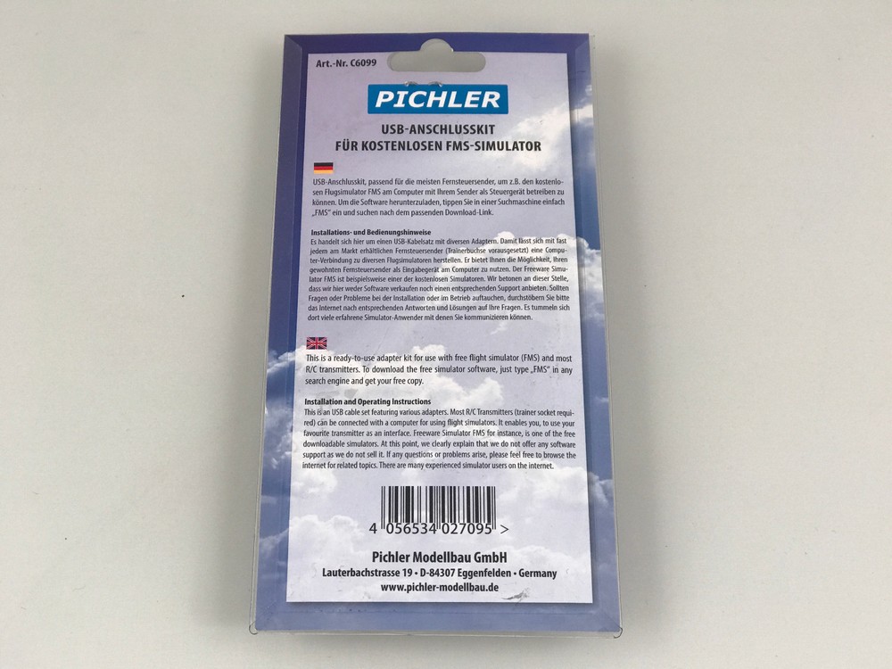 Pichler Connection Kit for FMS Simulator C6099 Model Making